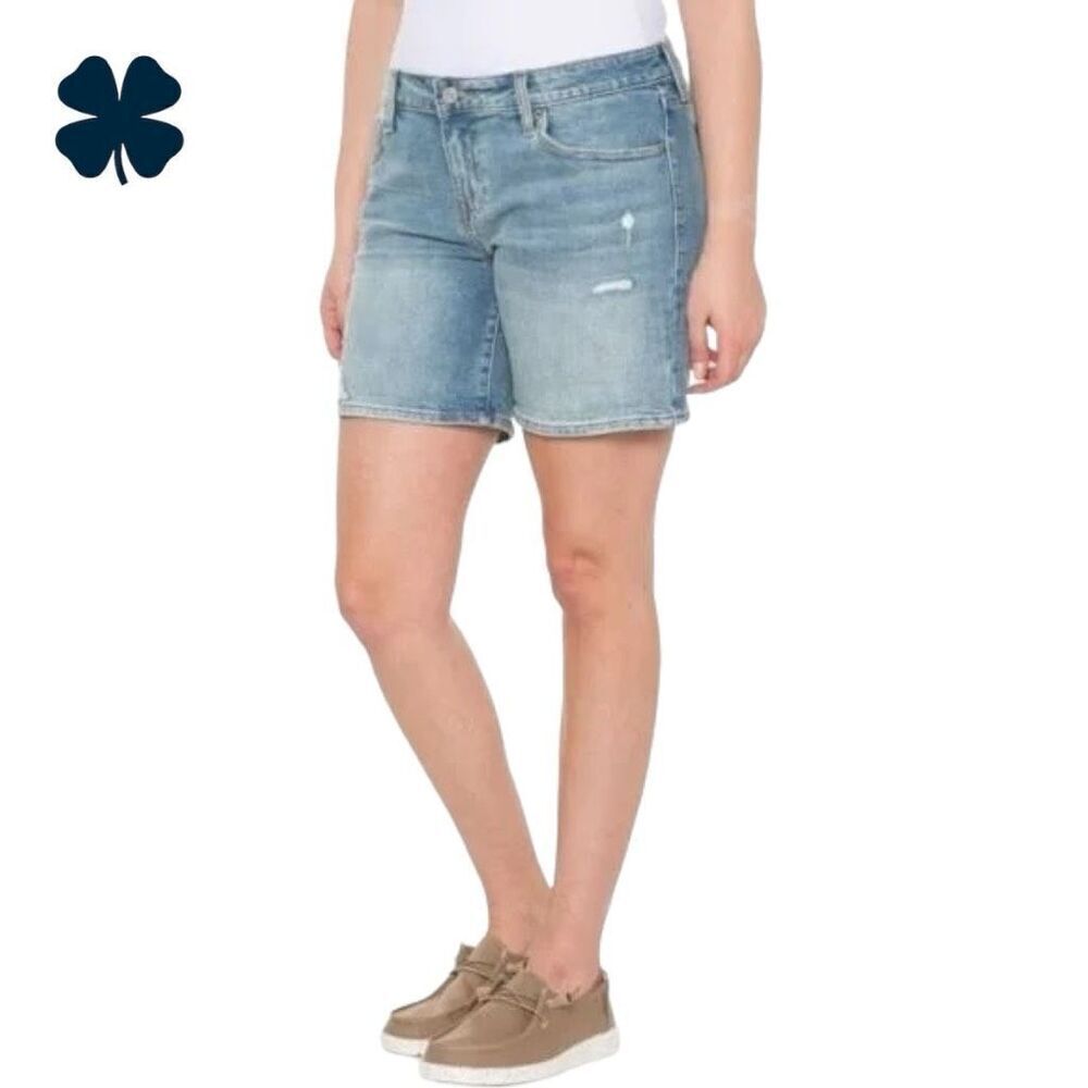 Lucky Brand‎ Denim Shorts Women’s Size 8 / 29 The Roll Up Jean Boyfriend Shorts